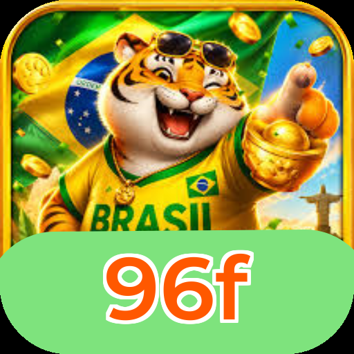 Interface do aplicativo 96f mostrando jogos disponíveis no iOS e Android